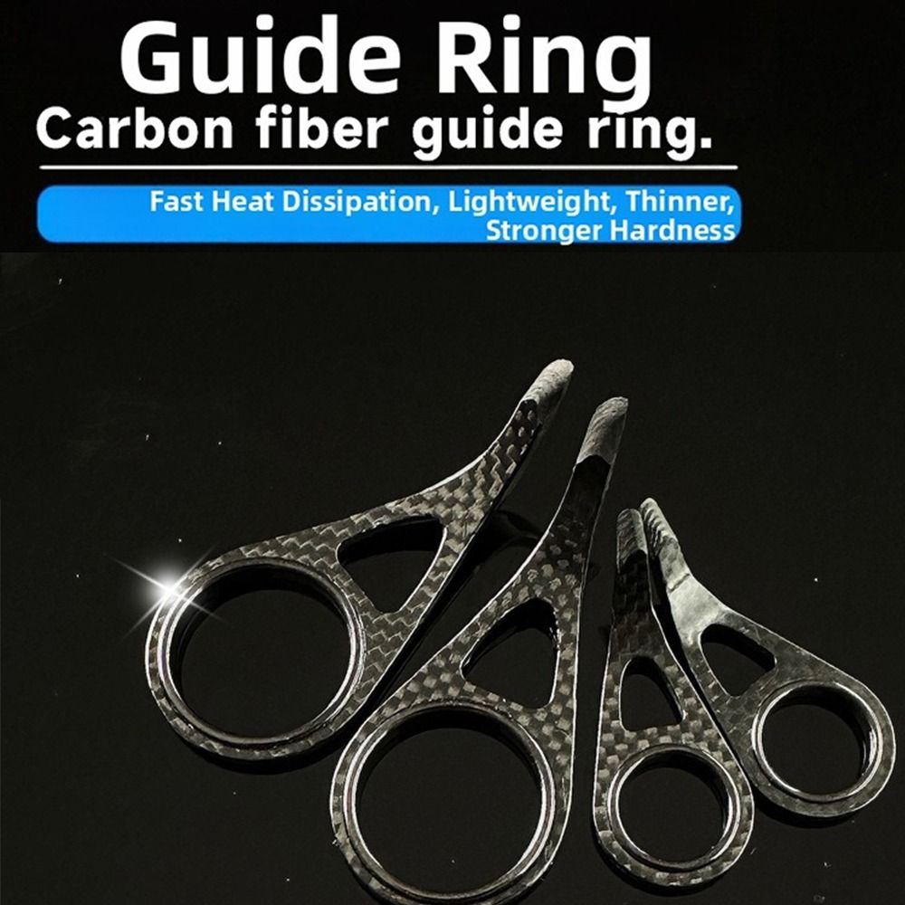 Fishing Rod Building Kit - Carbon Fiber Material Rod Guide Bracket