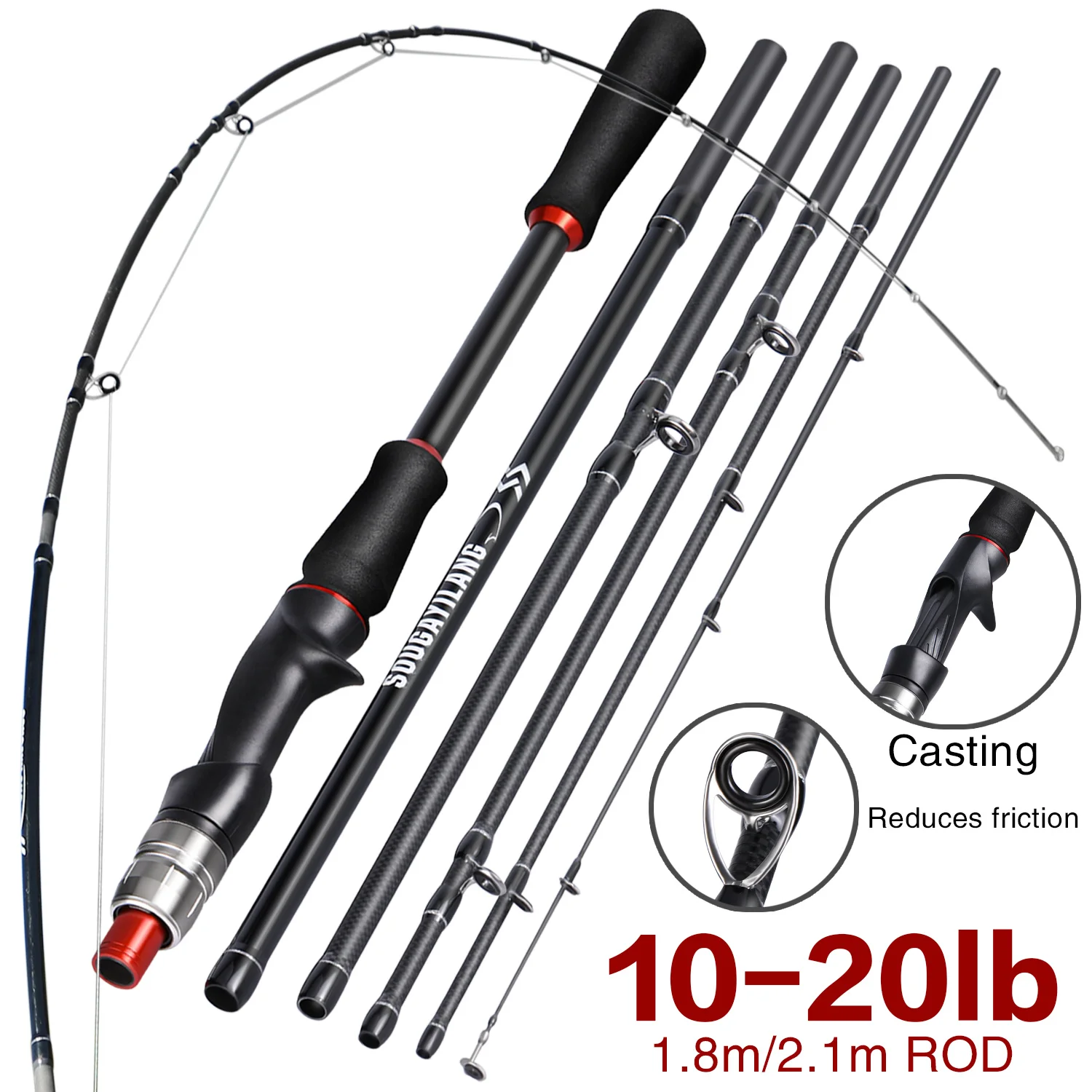 Sougayilang Lure Fishing Rod 1 - đánh giá và giá Fishing Rod Surf
