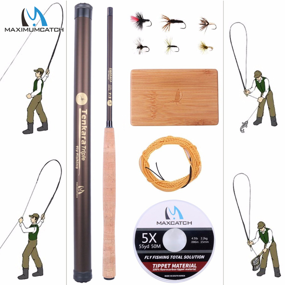 Maximumcatch 9-13FT V-Tenkara  - đánh giá và giá Fishing Rod Fly